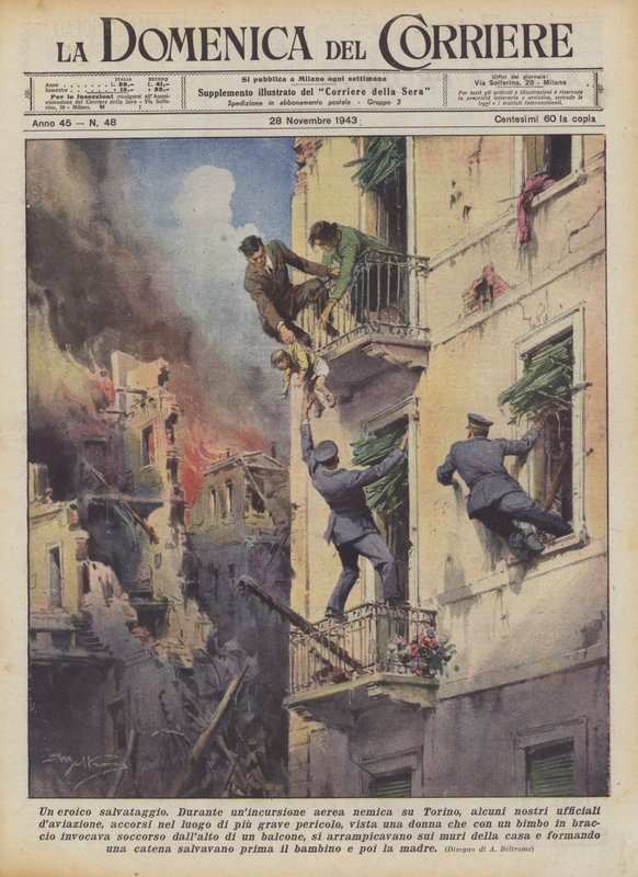 En heroisk räddning av Achille Beltrame