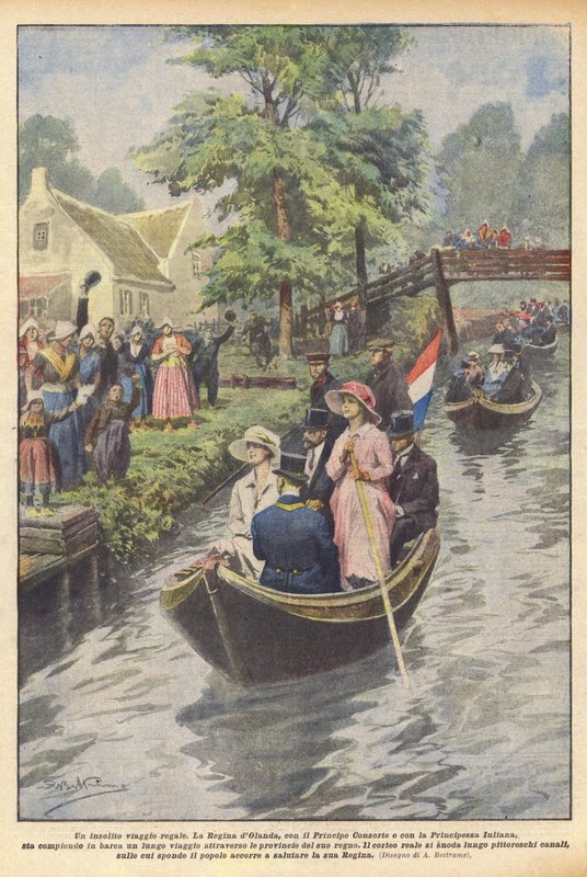 En ovanlig kunglig resa av Achille Beltrame