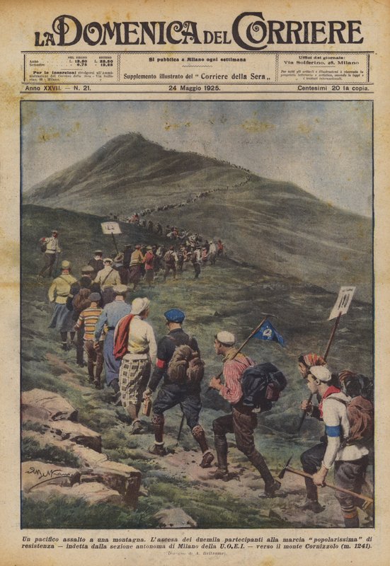 Ett fredligt överfall på ett berg av Achille Beltrame