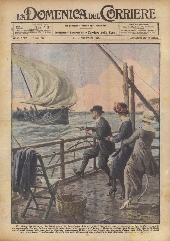 En trevlig gest från kungen av Achille Beltrame