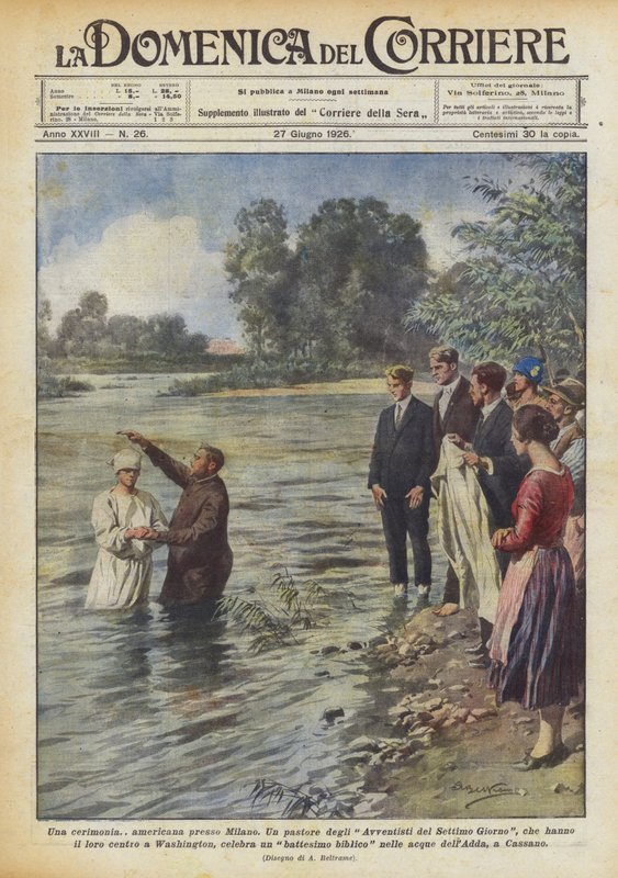 En amerikansk ceremoni i Milano av Achille Beltrame