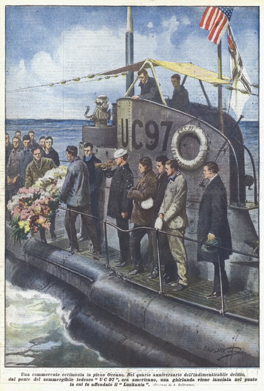 En gripande ceremoni mitt ute på havet av Achille Beltrame