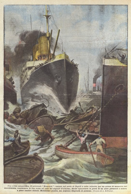 En katastrofal ras av Achille Beltrame