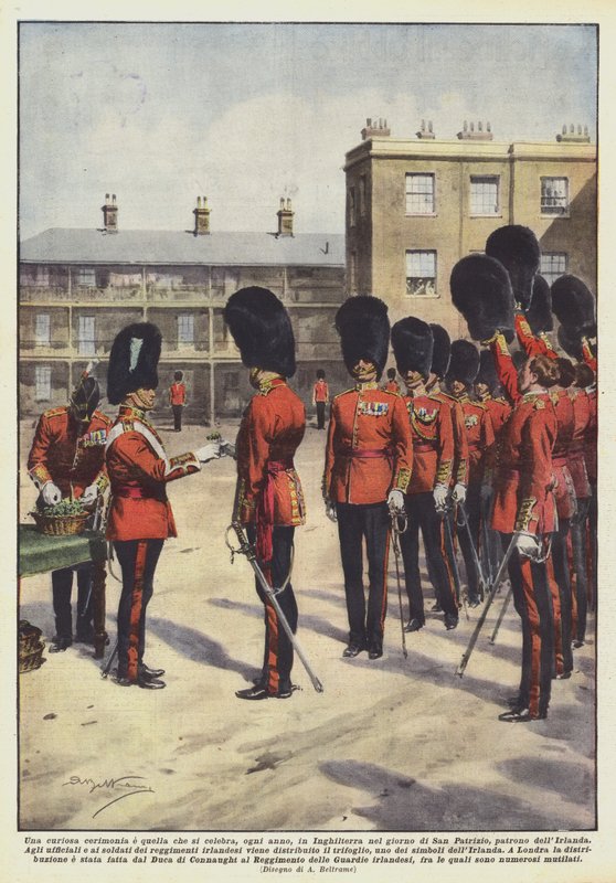 En märklig ceremoni och den som firas varje år i England på St.? av Achille Beltrame