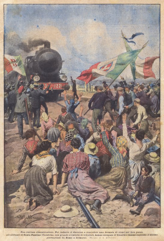 En nyfiken demonstration av Achille Beltrame
