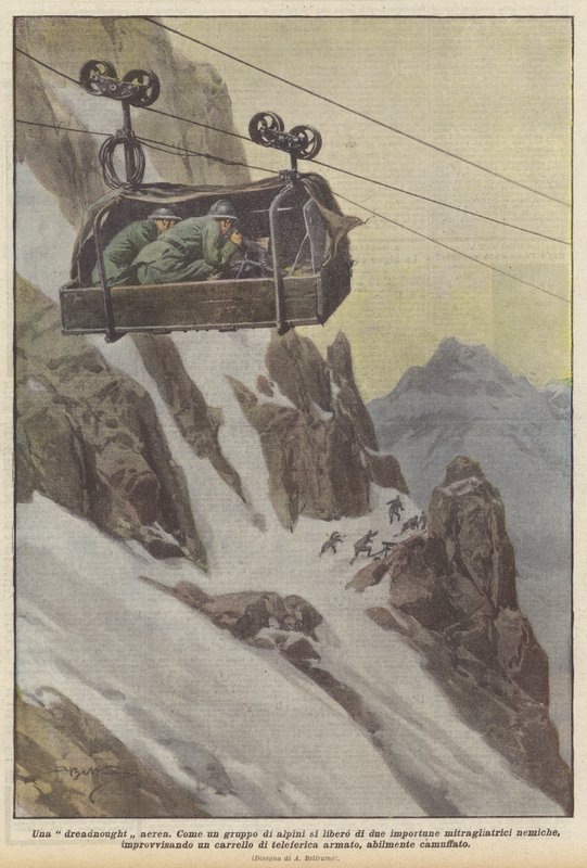 En dreadnought aerea av Achille Beltrame