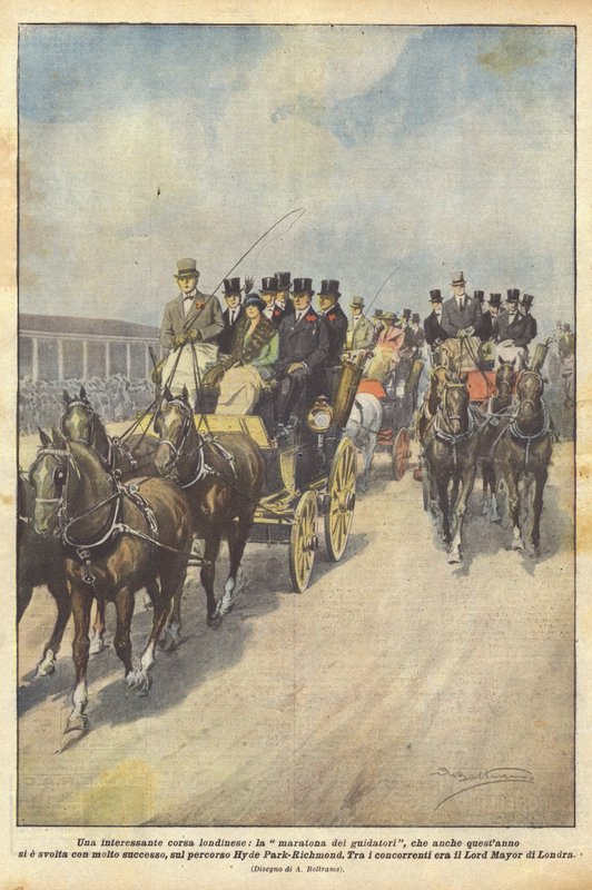 Ett intressant Londonlopp, förarmaraton, som även i år genomfördes med? av Achille Beltrame