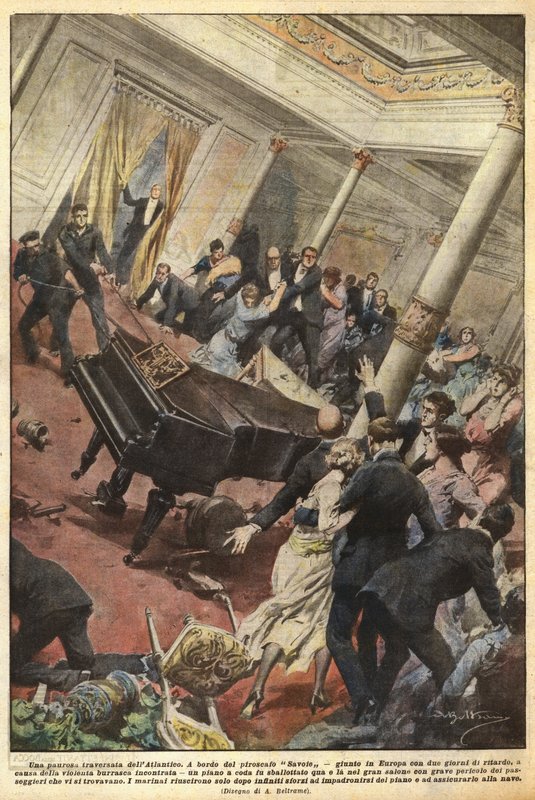 En skrämmande korsning av Atlanten av Achille Beltrame