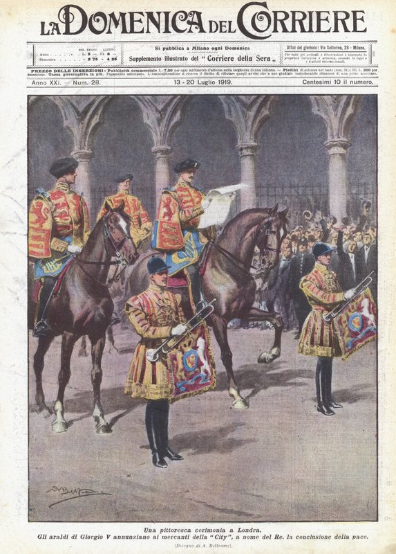 En pittoresk ceremoni i London av Achille Beltrame