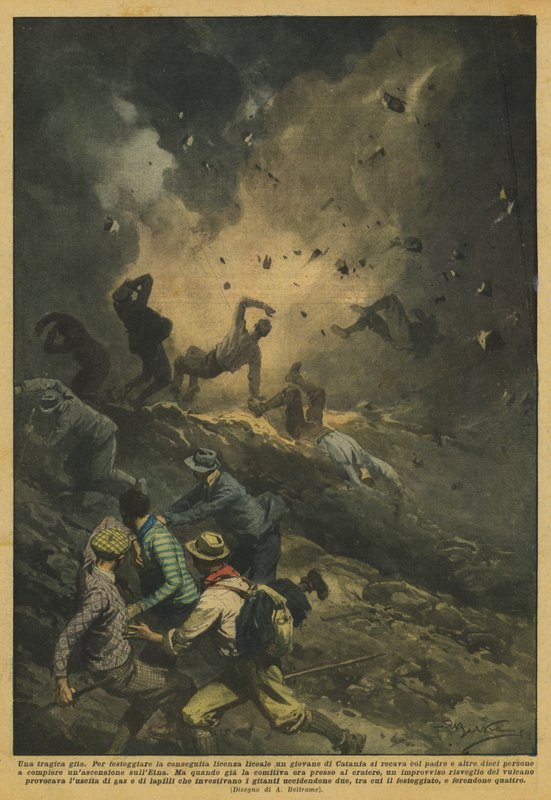 En tragisk resa av Achille Beltrame