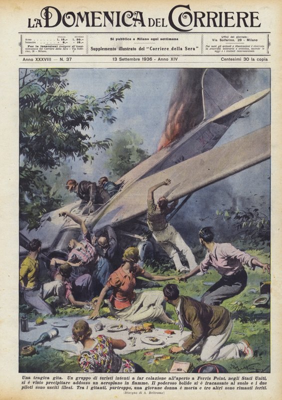 En tragisk resa av Achille Beltrame