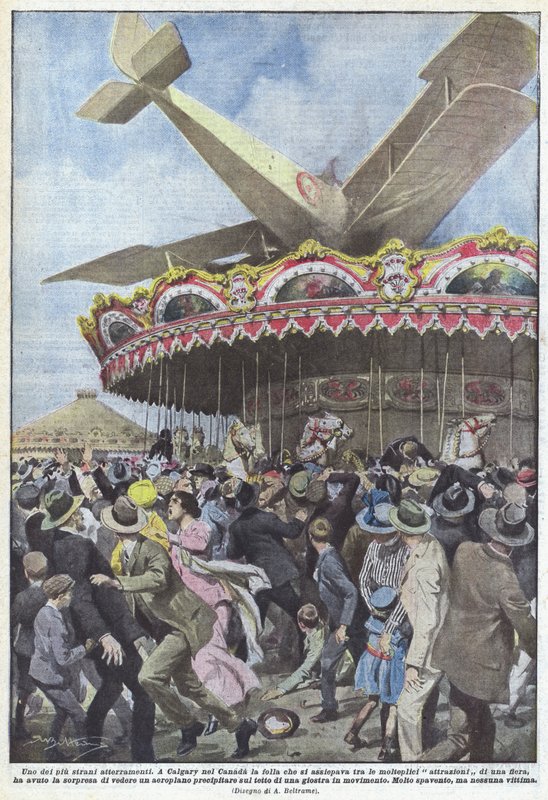 En av de konstigaste nedslagen av Achille Beltrame