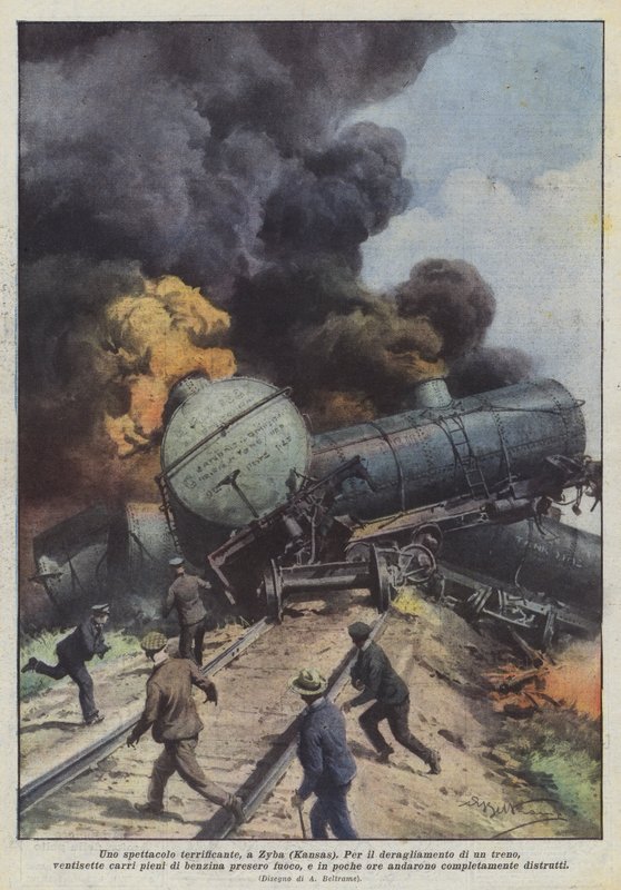 En skrämmande syn, i Zyba (Kansas) av Achille Beltrame