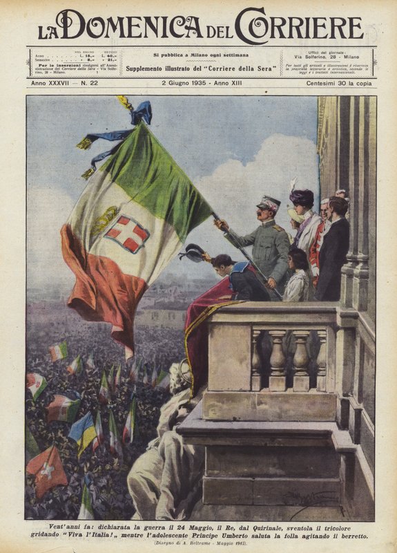 För tjugo år sedan, när krig förklarades den 24 maj, viftade kungen från Quirinale med trikoloren? av Achille Beltrame