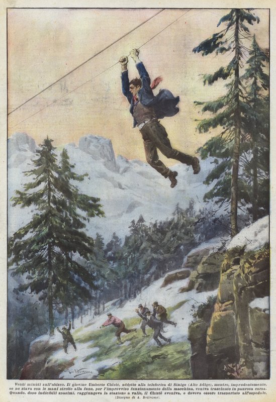 Tjugo minuter på avgrunden av Achille Beltrame