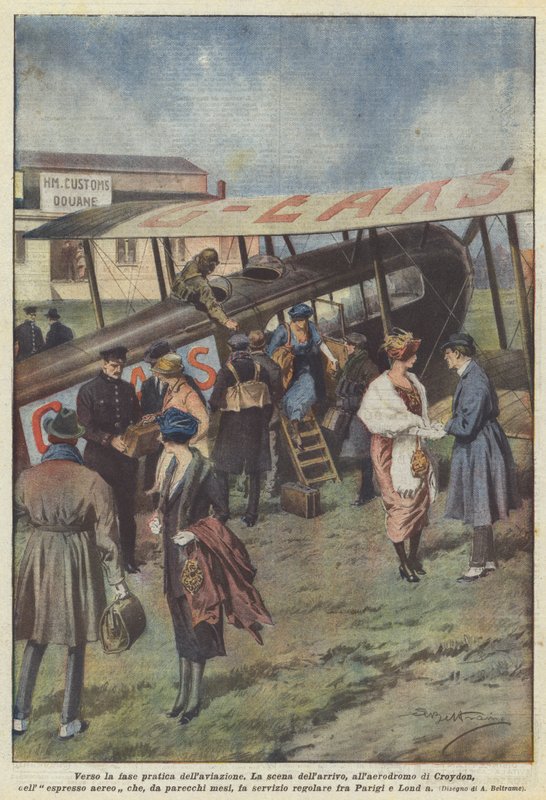 Mot den praktiska fasen av flyget av Achille Beltrame