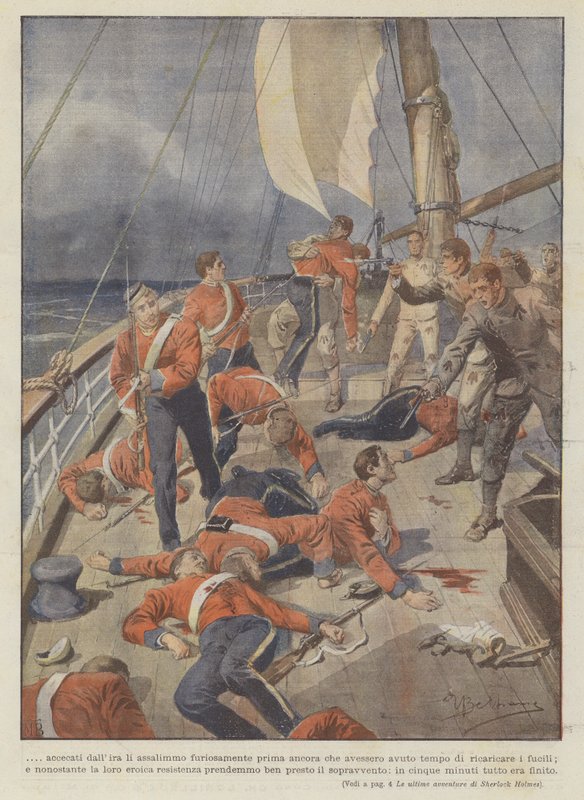 ? förblindade av ilska misshandlade vi dem rasande innan de ens hade hunnit ladda om? av Achille Beltrame