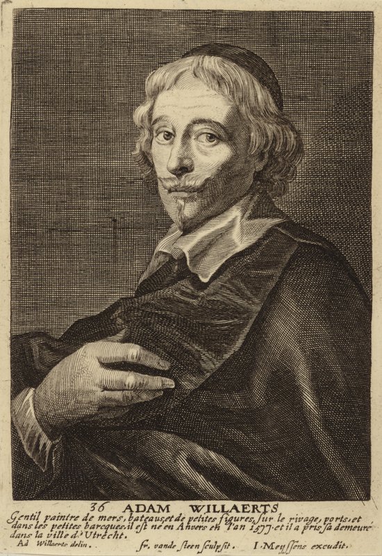 Porträtt av Adam Willaerts av Adam Willaerts