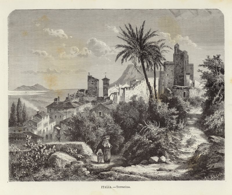 Italien - Terracina av Adolf Closs