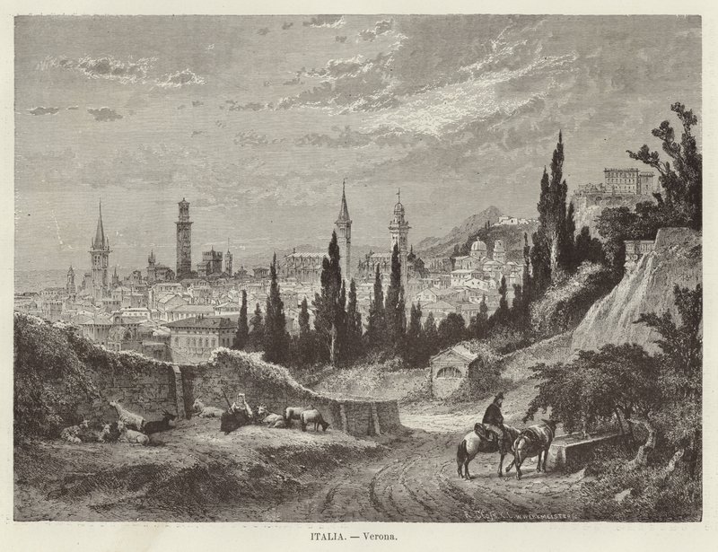 Italien - Verona av Adolf Closs
