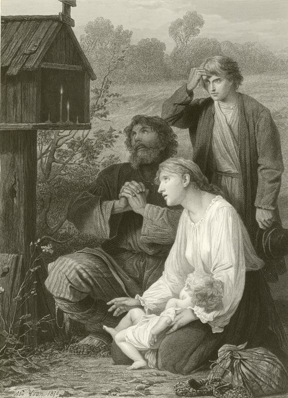 En helgedom i Ryssland av Adolphe Yvon