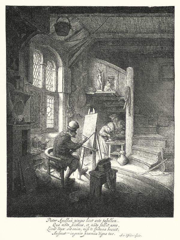 Målaren (gravyr) av Adriaen Jansz. van Ostade