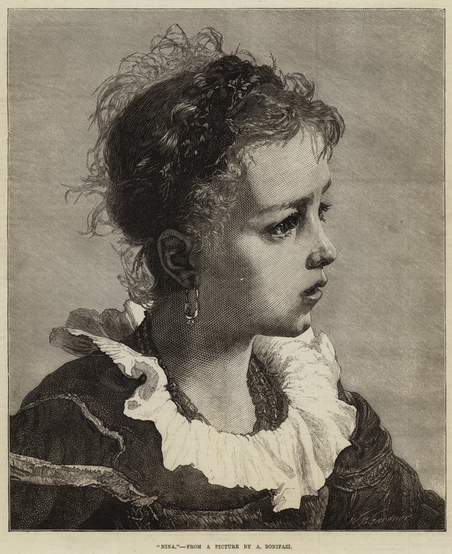 Nina gravyr av Adriano Bonifazi