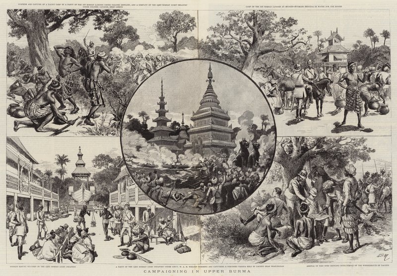 Kampanj i övre Burma av Adrien Emmanuel Marie