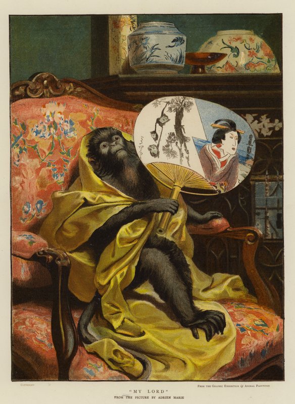 Min herre (chromolitho) av Adrien Emmanuel Marie