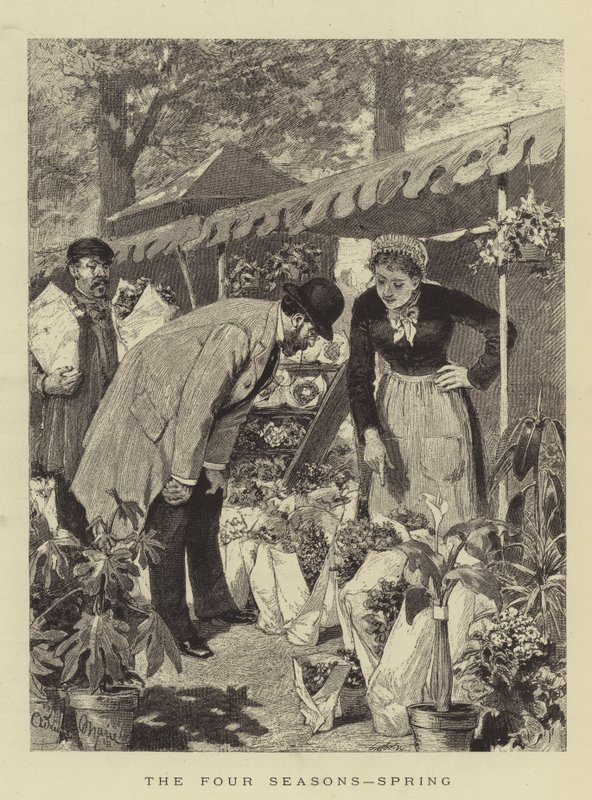 De fyra årstiderna, våren av Adrien Emmanuel Marie