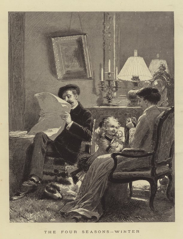 De fyra årstiderna, vinter av Adrien Emmanuel Marie
