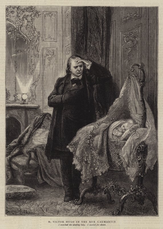 Illustration till The History of a Crime, av Victor Hugo av Adrien Emmanuel Marie