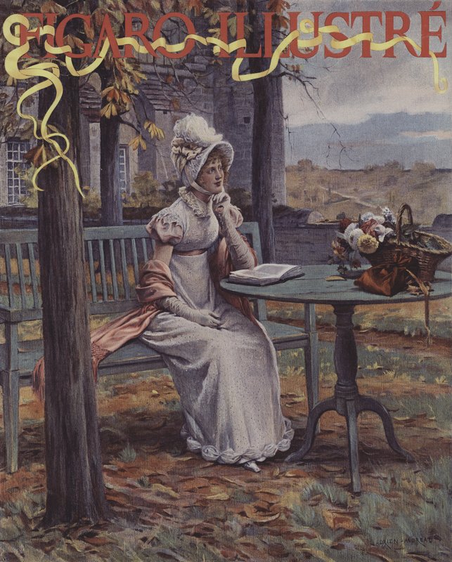 Höst (Höst). Omslag till Le Figaro Illustre, november 1894 (kromotypograf) av Adrien Moreau