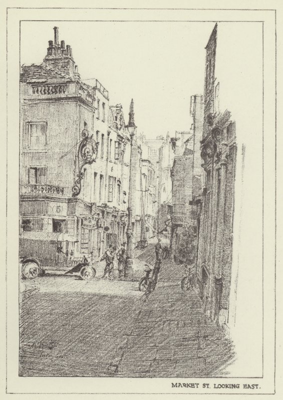 Market Street, med blick österut av Alan Stapleton