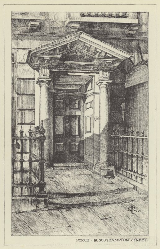 Porch, 19, Southampton Street av Alan Stapleton