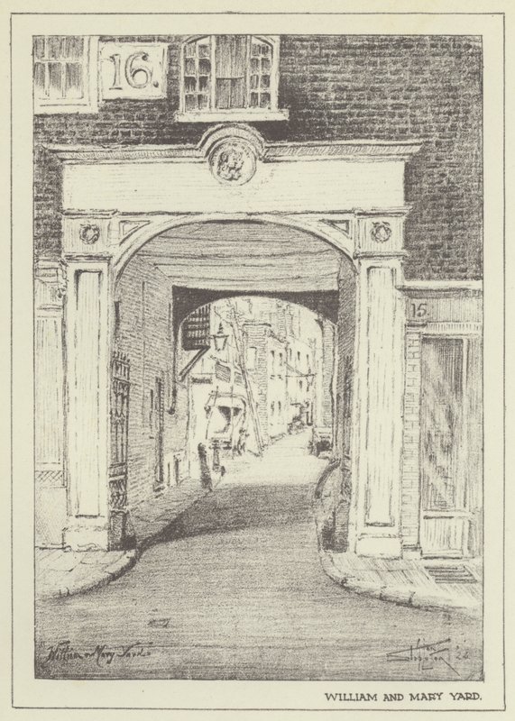 William och Mary Yard av Alan Stapleton