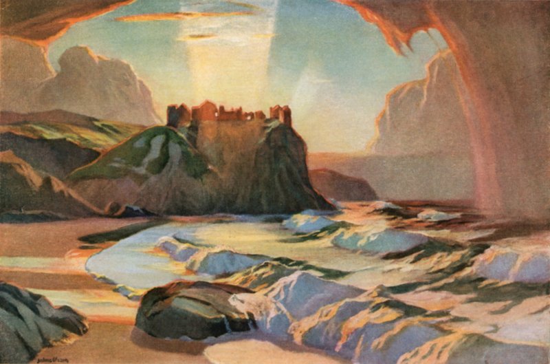 Nordirland, Dunluce Castle av Albert Julius Olsson
