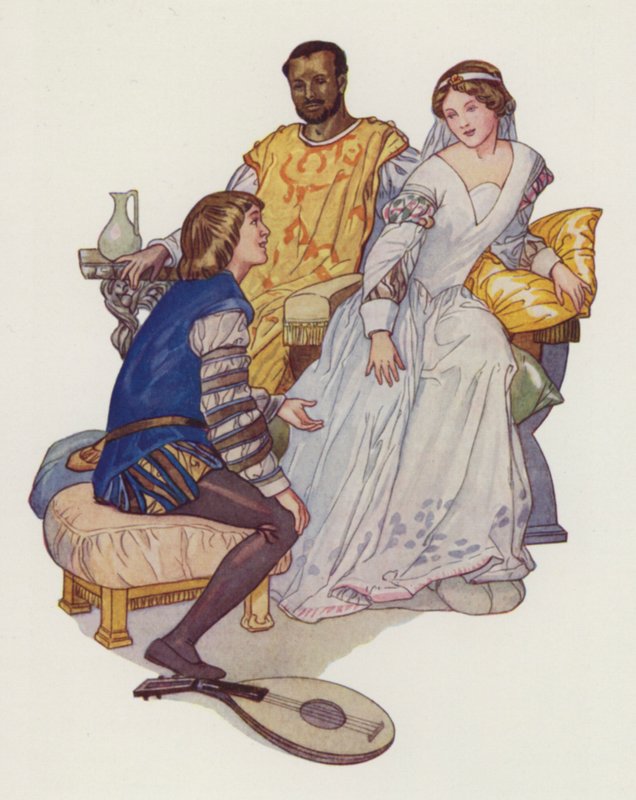 Shakespeare: Othello (färg litho) av Albert Edward Jackson