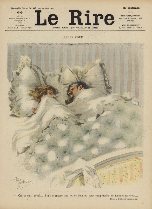 Illustration för Le Rire av Albert Guillaume