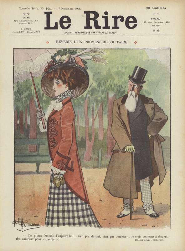 Illustration för Le Rire av Albert Guillaume
