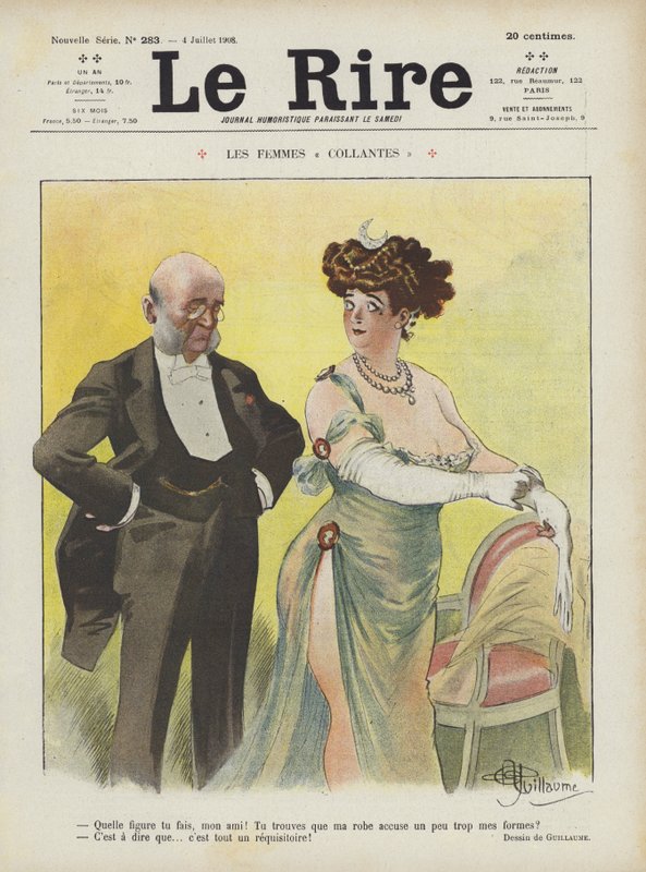 Illustration för Le Rire av Albert Guillaume