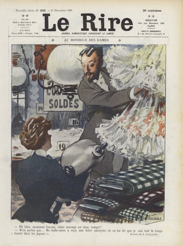 Illustration för Le Rire av Albert Guillaume