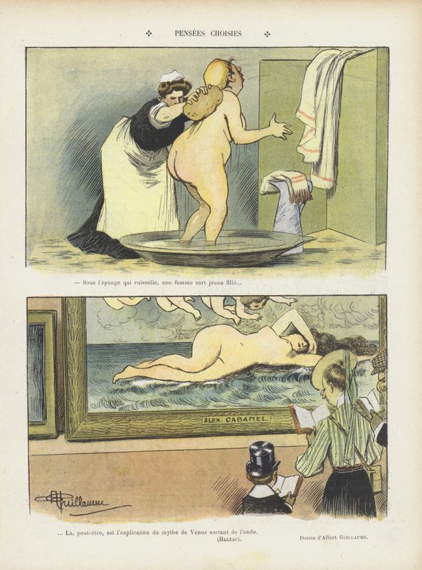 Illustration för Le Rire av Albert Guillaume