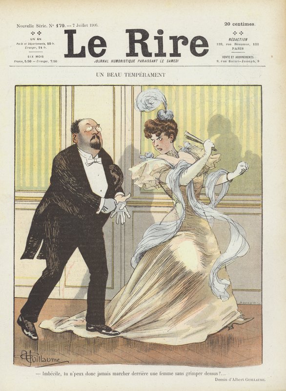 Illustration för Le Rire av Albert Guillaume