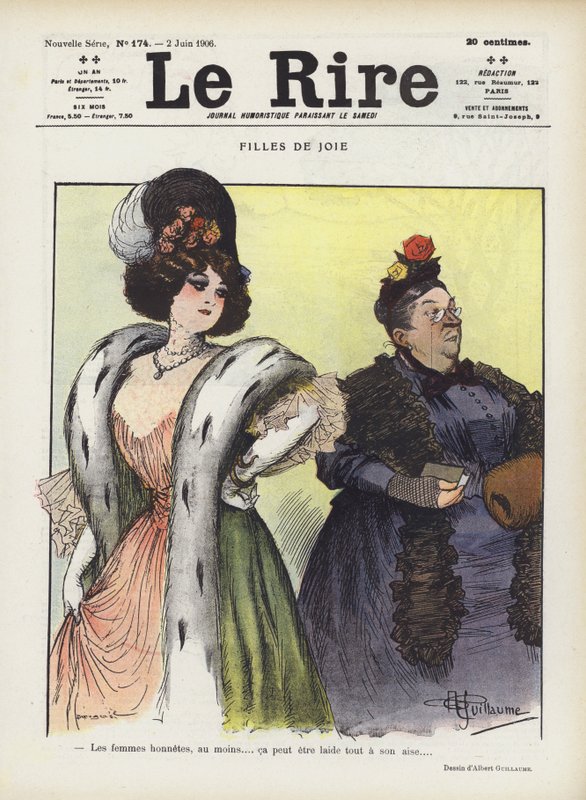 Illustration för Le Rire av Albert Guillaume
