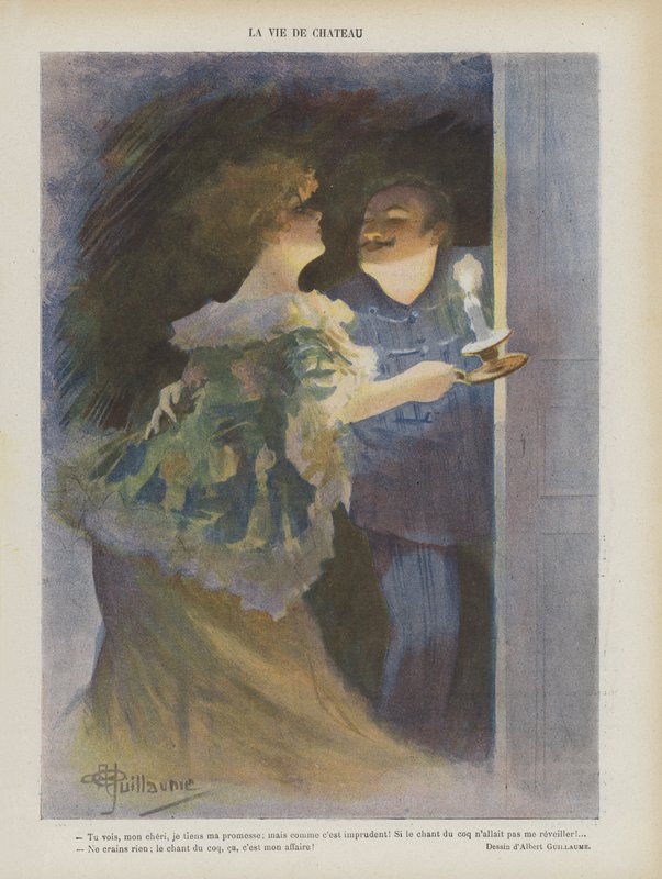 Illustration för Le Rire av Albert Guillaume