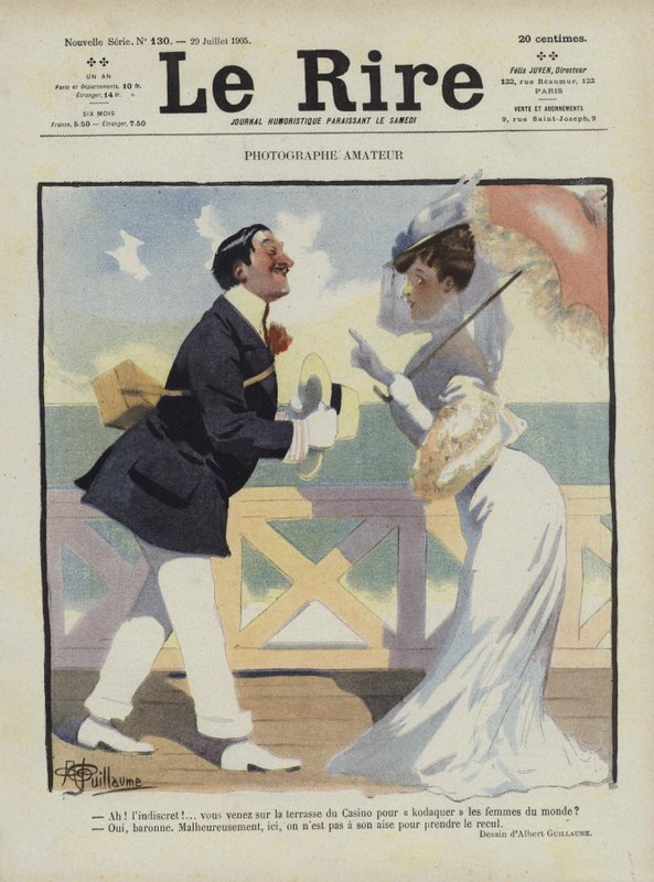 Illustration för Le Rire av Albert Guillaume