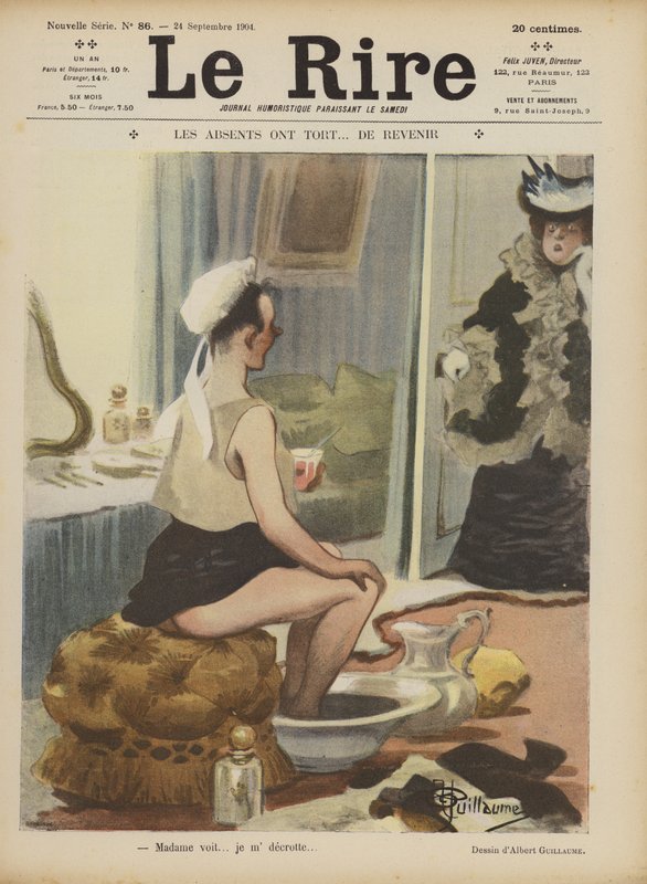 Illustration för Le Rire av Albert Guillaume