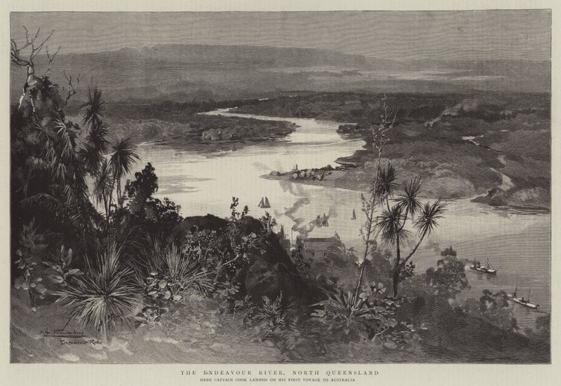 Endeavour River, norra Queensland av Albert Henry Fullwood