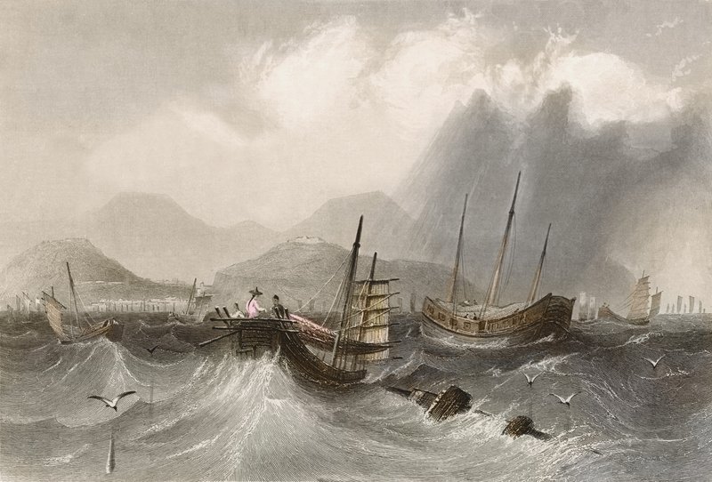 Macau, ca 1840 av Albert Henry Payne